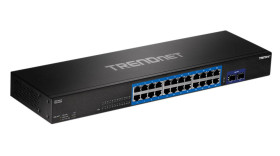 Ethernet Switch 28-portowy , Trendnet Bez zarządzania
