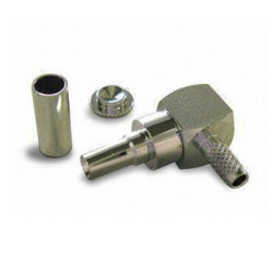 Złącze CRC9 męskie na RG174 wtyk kątowy