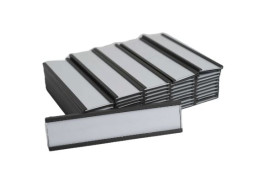 Magnetyczny uchwyt na etykiety szer: 30mm grubość: 2.9mm RS PRO Ferryt strontu