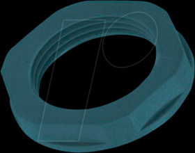 53019250 Gegenmutter, PG21, schwarz