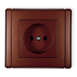 Gniazdo pojedyncze bez uziemienia 2P