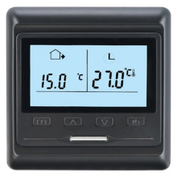 Termostat podłogowy regulator temperatury przewodowy z wyświetlaczem LCD IP20 HW800 GRAND MEYER