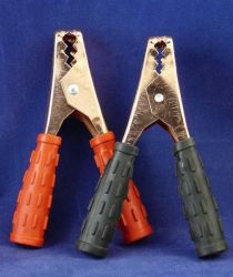 KROKODYLEK 200A 95/150mm BLACK/RED 1szt