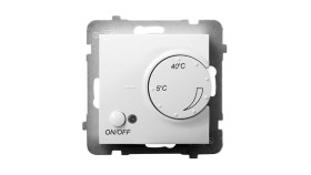 Aria Regulator Temperatury Z Czujnikiem Napowietrznym Biały Rtp-1Un/M/00