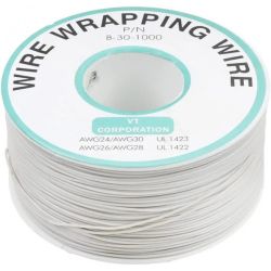 Przewód typu Kynar 30AWG 180m szary