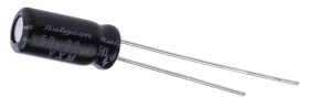 Kondensator 22μF 50V dc Radialny, Otwór przelotowy Rubycon roztaw: 2mm 5 (Dia.) x 11mm