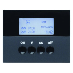 K.1 Łącznik czasowy quicklink antracyt mat Berker KNX RF 85745275
