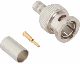 BNC plug 75 Ω, Belden 89120, Belden 89248, crimp connection, straight, 112519