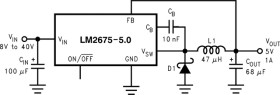 SIMPLE SWITCHER® 6.5V to 40V, 1A Low Component Count Step-Down Regulator