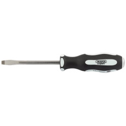 Draper Expert 35181 Pound Thru' Plain Slot 6.5 x 100mm Soft Grip Screwdrivers