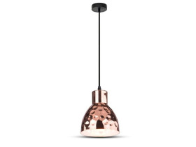 VT-8150 Lampa wisząca klosz: miedź z przetłoczeniami średnica: 150 3713 V-TAC