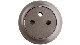 Celiane Plakietka Gniazda Płaskiego 2P+Z 16A Grafit 067911