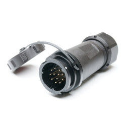 Przemysłowe złącza okrągłe 12-pinowe SY21 Układ szeregowy Gniazdo RS PRO