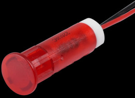 QS83XXHR220 Indicator LED, 220 V AC, 8 mm, wired, red