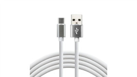 Kabel Przewód Silikonowy Usb - Usb-C / Typ-C Everactive Cbs-1Cw 100Cm Z...