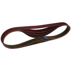 Draper 08698 Cloth Sanding Belt, 25 x 762mm, 120 Grit (Pack of 5)