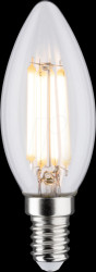 28643 LED filament bulb E14, 6.5 W, 806 lm, 2700 K