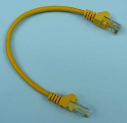 UTPL 5e 0,25mb ŻÓŁTY PATCHCORD