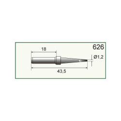 Grot do stacji lut. SL10-20-30 1,2mm - SR626