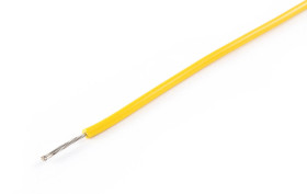 Przewód montażowy 1 mm² Żółty AXINDUS PVC 18 AWG 750 V dł. 200m 32 x 0,2 mm +105°C IEC 60332-1, NF C 93-521