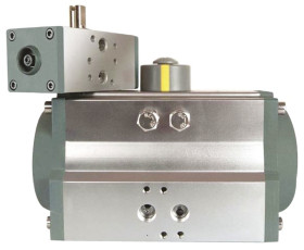 Siłownik zaworu, 2 porty, Pneumatyczne, Jednostronne działanie, 29.9Nm, 4 → 7bar