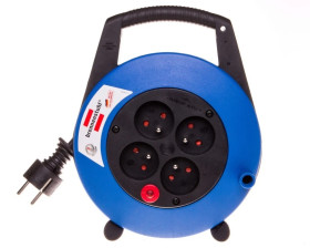 Przedłużacz zwijany kompaktowy Vario Line 4x230V 5m H05VV-F 3G1,5 1092234