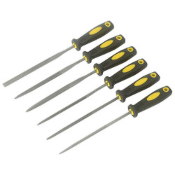 Siegen S0628 Needle File Set 100mm 6pc