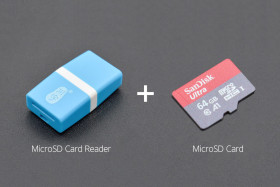 MicroSD Memory Card 64GB Class10 100MB/S with Card Reader