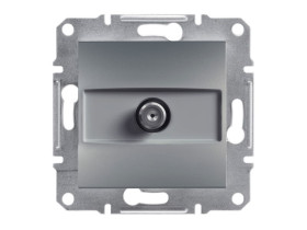ASFORA Gniazdo antenowe SAT końcowe (1dB) stal EPH3700162 SCHNEIDER ELECTRIC