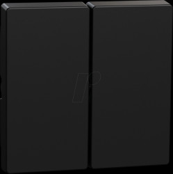 MEG3400-0403 System M Wippe Serienschalter Ocean Plastic schwarz