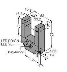 Fotokomórka Turck SLE30B6V 3055474 1 szt.