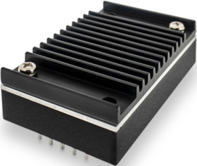 Heatsink, (L x W x H) 57.9 x 36.8 x 6.1 mm, 7 K/W, black anodized, TEP-HS2