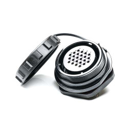 Złącze wielostykowe przemysłowe 24-pinowe Montaż tylny Gniazdo RS PRO