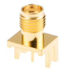 Złącze koncentryczne Montaż na krawędzi Żeński 50Ω typ złącza Złącze SMA Lutowane