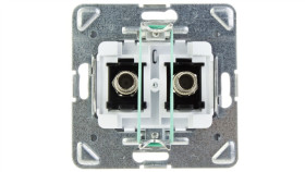 Impresja Gniazdo Antenowe Podwójne Typu F Srebrne Gpa-2Yf/M/18