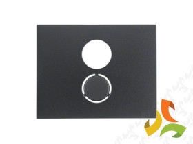 BERKER K.1 Plytka czołowa do gniazda głośnikowego antracyt mat lakierowany 11847006 HAGER