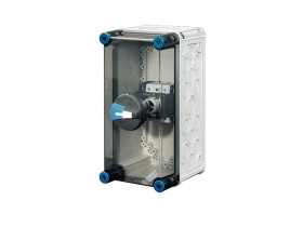 Skrzynka rozłącznikowa Mi, IP 65, wlk. 1, napęd zewn., 63 A, 4-bieg. +PE Mi 7104 20001128