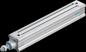 2098975 Standard cylinder, DSBC, dia. 50 mm, M16x1.5, G1/4, PPVA