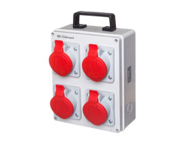 Rozdzielnica budowlana RB gniazda 4x16A/5 IP44 RPK-3 940074 ELEKTROMET
