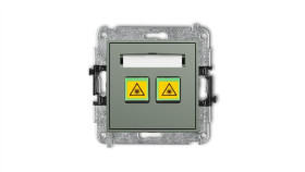 Mini Mechanizm Gniazda Światłowodowego/Optycznego Podwójnego Szałwiowy 61Mgop-2