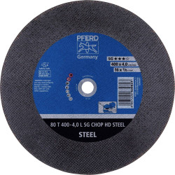 Tarcza tnąca prosta PFERD TOOLS 80 T 400-4,0 L SG CHOP HD STEEL/32,0 66324081 400 mm 10 szt.