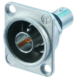 Neutrik Złącze koncentryczne NBB Montaż na panelu Żeńskie 75 Ω typ złącza Złącze BNC Zagniatane Prosty