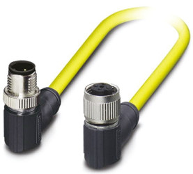 Przewód czujnik-siłownik ze złączem Złącze M12 liczba rdzeni 4 długość 1.5m Rodzaj A Żeńskie Złącze B Złącze M12