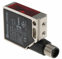 Czujniki fotoelektryczne Retrorefleksyjny w obudowie prostokątnej Pepperl + Fuchs NACISNĄĆ/POCIĄGNĄĆ zakres 4.2 m LED