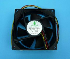 FD-8025-D12S 3-PIN 3,6W 12V 80x25 WENTYL