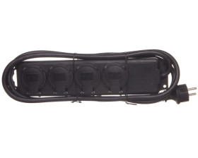 Przedłużacz warsztatowy 4x230V IP44 H07RN-F 3G1,5 2m 1159964