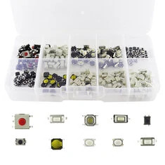 100 SZT. 10 Specyfikacji Przyciski Dotykowe do Kluczyka Samochodowego Zdalnego Sterowania Komponent Package