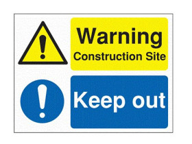 Tablica ostrzegawcza, kolor: Niebieski, Biały, Żółty, materiał Polipropylenowe Niebezpieczeństwo obszaru