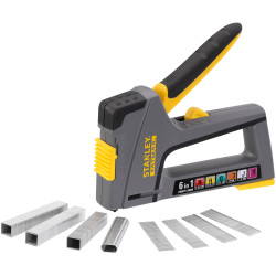 Stanley FMHT6-70868 FATMAX&#xAE; 6-in-1 MultiPurpose Plastic Staple Brad NailGun