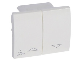 SISTENA LIFE Klawisz Arctic podwójny IP44 do mechanizmów sterowania roletami 771153 LEGRAND